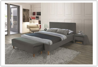 Кровать AZURRO Velvet 160/200 Signal