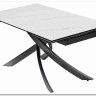 Стол ESTEBIO 160 KL-99 Белый мрамор матовый, итальянская керамика/ Серый металлик, DISAUR заказать по цене 100 240 руб. в Ростове на Дону в интернет магазине