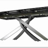 Стол ESTEBIO 160 KL-99 Белый мрамор матовый, итальянская керамика/ Серый металлик, DISAUR заказать по цене 100 240 руб. в Ростове на Дону в интернет магазине