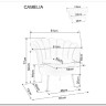 Кресло SIGNAL CAMELLIA Velvet Bluvel 14 (серый/золотой) заказать по цене 27 417 руб. в Ростове на Дону в интернет магазине