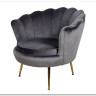 Кресло SIGNAL CAMELLIA Velvet Bluvel 14 (серый/золотой) заказать по цене 27 417 руб. в Ростове на Дону в интернет магазине