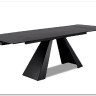 Стол обеденный Signal SALVADORE Ceramic 160 раскладной (Pietra Di Savoia серый/черный мат) заказать по цене 136 474 руб. в Ростове на Дону в интернет магазине