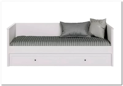 Кровать Ева LOZ/90 белый BRW