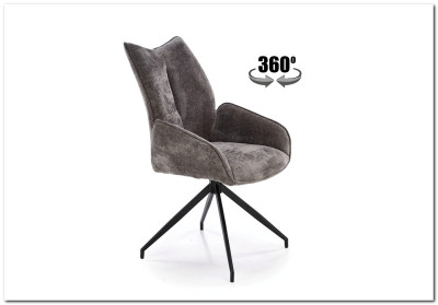 Стул кухонный Halmar K553 (серый/черный)