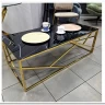 Стол журнальный Signal ESCADA A II (эффект черного мрамора/золотой) заказать по цене 41 751 руб. в Ростове на Дону в интернет магазине