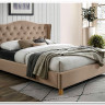 Кровать Signal ASPEN VELVET BLUVEL 28 (бежевый/дуб) 160/200 заказать по цене 62 781 руб. в Ростове на Дону в интернет магазине