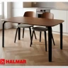 Стол обеденный Halmar PEDRO 160 (орех/черный) заказать по цене 49 171 руб. в Ростове на Дону в интернет магазине
