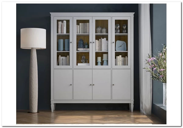 Шкаф для посуды Ольса-С 440 из массива сосны заказать по цене 88 193 руб. в Ростове на Дону в интернет магазине