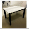 Стол CORNER 120 MATT WHITE MARBLE SOLID CERAMIC / BLACK заказать по цене 53 750 руб. в Ростове на Дону в интернет магазине