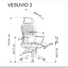 Кресло компьютерное HALMAR VESUVIO 2 серый/белый заказать по цене 15 791 руб. в Ростове на Дону в интернет магазине
