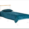Купить Кровать Iris (mod.9311) дерево гевея/металл, 90*200 см (Single bed), Белый (White) с доставкой по России по цене производителя можно в магазине Другая Мебель в Ростове на Дону