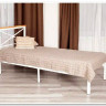 Купить Кровать Iris (mod.9311) дерево гевея/металл, 90*200 см (Single bed), Белый (White) с доставкой по России по цене производителя можно в магазине Другая Мебель в Ростове на Дону