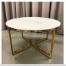 Стол журнальный Signal SALMA эффект белого мрамора/золотой заказать по цене 29 559 руб. в Ростове на Дону в интернет магазине