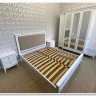 Купить Кровать двуспальная Римини с мягким изголовьем с доставкой по России по цене производителя можно в магазине Другая Мебель в Ростове на Дону