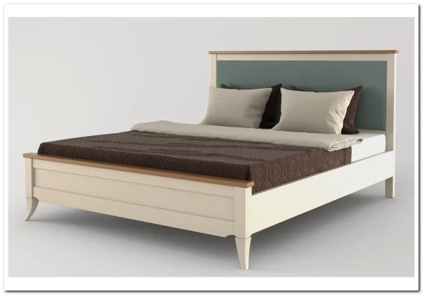 Кровать двуспальная Римини с мягким изголовьем заказать по цене 57 394 руб. в Ростове на Дону в интернет магазине