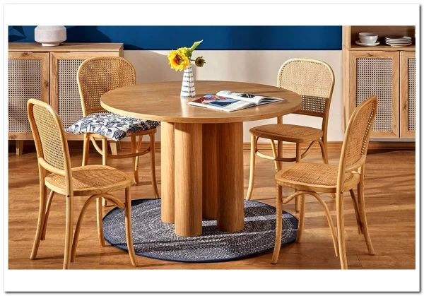 Стол обеденный Halmar ELEFANTE OKRAGLY (дуб натуральный) заказать по цене 91 748 руб. в Ростове на Дону в интернет магазине