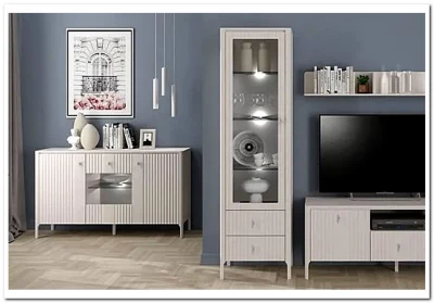 Тумба-витрина Dalia персидский жемчуг KOM1W2D BRW