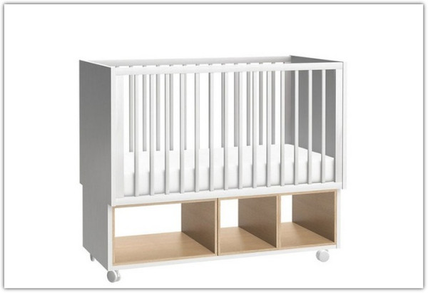 Купить Детская кроватка 60X120 4You by VOX BV белый/дуб с доставкой по России по цене производителя можно в магазине Другая Мебель в Ростове на Дону