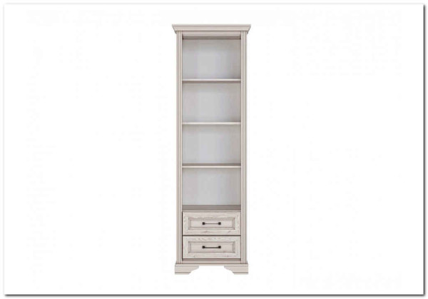 Шкаф-витрина Stylius (Стилиус) B169-REG2S BRW заказать по цене 22 010 руб. в Ростове на Дону в интернет магазине