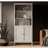 Шкаф Ева (Хельга) REG2D/125 белый BRW  заказать по цене 17 000 руб. в Ростове на Дону в интернет магазине