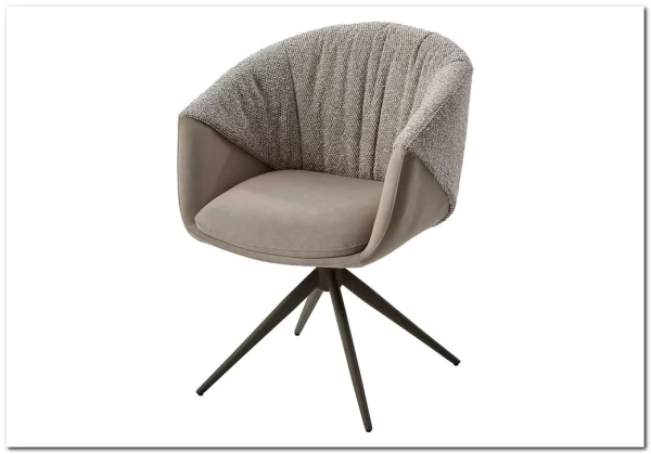 Стул ГИССЕН (GISSEN) 360 град., цвет ЛАТТЕ RIELY-111 / V885-3, ткань / ЛАТТЕ, ®DISAUR заказать по цене 18 550 руб. в Ростове на Дону в интернет магазине