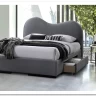Кровать Halmar AMBER (серый) 160/200 заказать по цене 68 988 руб. в Ростове на Дону в интернет магазине