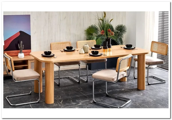 Стол обеденный Halmar ELEFANTE PROSTOKAT (дуб натуральный) заказать по цене 132 102 руб. в Ростове на Дону в интернет магазине