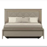Кровать с мягким элементом Classic LOZ160x200 глиняный серый BRW заказать по цене 43 300 руб. в Ростове на Дону в интернет магазине