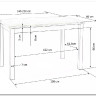 Стол обеденный Halmar TIAGO 140 раскладной дуб крафт/черный заказать по цене 53 272 руб. в Ростове на Дону в интернет магазине