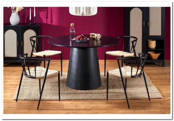 Стол обеденный Halmar GINTER (черный) заказать по цене 43 867 руб. в Ростове на Дону в интернет магазине