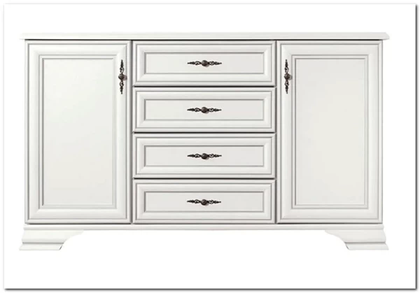 Тумба Кентаки KOM2D4S белый БРВ заказать по цене 31 120 руб. в Ростове на Дону в интернет магазине