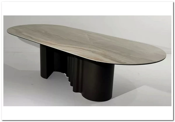 Стол ВЕНТО (VENTO) 280 ТОПАЗ TL-617, испанская керамика/ Коричневый графит каркас, ®DISAUR заказать по цене 102 800 руб. в Ростове на Дону в интернет магазине