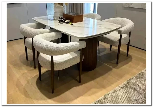 Стол ВЕСТБЕРГ (WESTBERG) 180 КАЛАКАТТА (GLOSS CALACATTA GOLD SOLID CERAMIC) / Орех натур, ®DISAUR заказать по цене 104 600 руб. в Ростове на Дону в интернет магазине