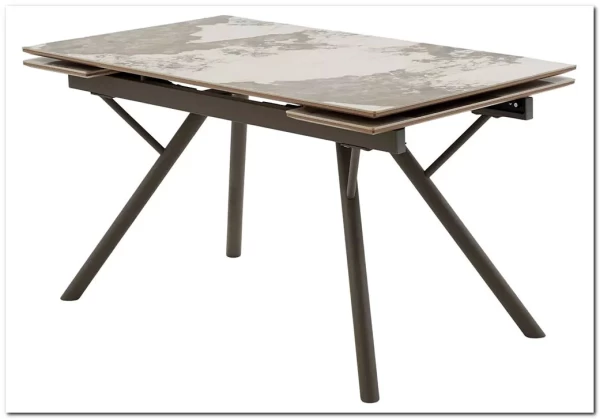 Стол ЛИБЕРТИ 180 цвет ПАНДОРА (Pandora), керамика / Латте каркас заказать по цене 52 100 руб. в Ростове на Дону в интернет магазине