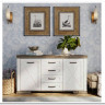 Стеллаж Marselle REG1DP BRW для гостиной по цене 18 600 руб.