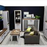 Стеллаж Marselle REG1DP BRW для гостиной по цене 18 600 руб.