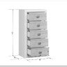 Комод Koen КОМ5S ясень снежный BRW заказать по цене 12 700 руб. в Ростове на Дону в интернет магазине