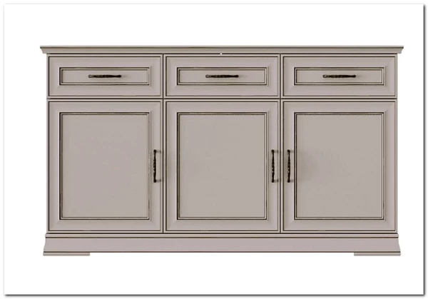 Тумба-комод Флоренция KOM3D3S персидский жемчуг БРВ заказать по цене 46 300 руб. в Ростове на Дону в интернет магазине