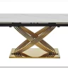Стол обеденный Signal HERMES II 160 (эффект белого мрамора/золотой) заказать по цене 134 542 руб. в Ростове на Дону в интернет магазине