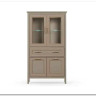 Шкаф-витрина Classic глиняный серый REG2W2D1S/170 BRW заказать по цене 38 730 руб. в Ростове на Дону в интернет магазине
