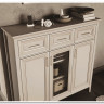Шкаф-витрина Classic глиняный серый REG2W2D1S/170 BRW заказать по цене 38 730 руб. в Ростове на Дону в интернет магазине