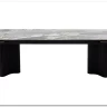 Стол АДАЖИО 240 (320) см MINERAL STONE NATURAL, керамика / Черный каркас заказать по цене 123 150 руб. в Ростове на Дону в интернет магазине