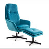 Комплект Signal FORD VELVET BLUVEL 85 кресло+подставка для ног (бирюзовый) заказать по цене 48 686 руб. в Ростове на Дону в интернет магазине