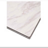 Стол BELLUNO 160 MARBLES KL-99 Белый мрамор матовый итальянская керамика/ белый каркас заказать по цене 99 320 руб. в Ростове на Дону в интернет магазине