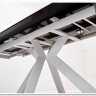 Стол BELLUNO 160 MARBLES KL-99 Белый мрамор матовый итальянская керамика/ белый каркас заказать по цене 99 320 руб. в Ростове на Дону в интернет магазине