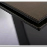 Стол обеденный Signal DIUNA Ceramic 160 раскланой (Ossido Bruno коричневый/черный мат) заказать по цене 156 634 руб. в Ростове на Дону в интернет магазине